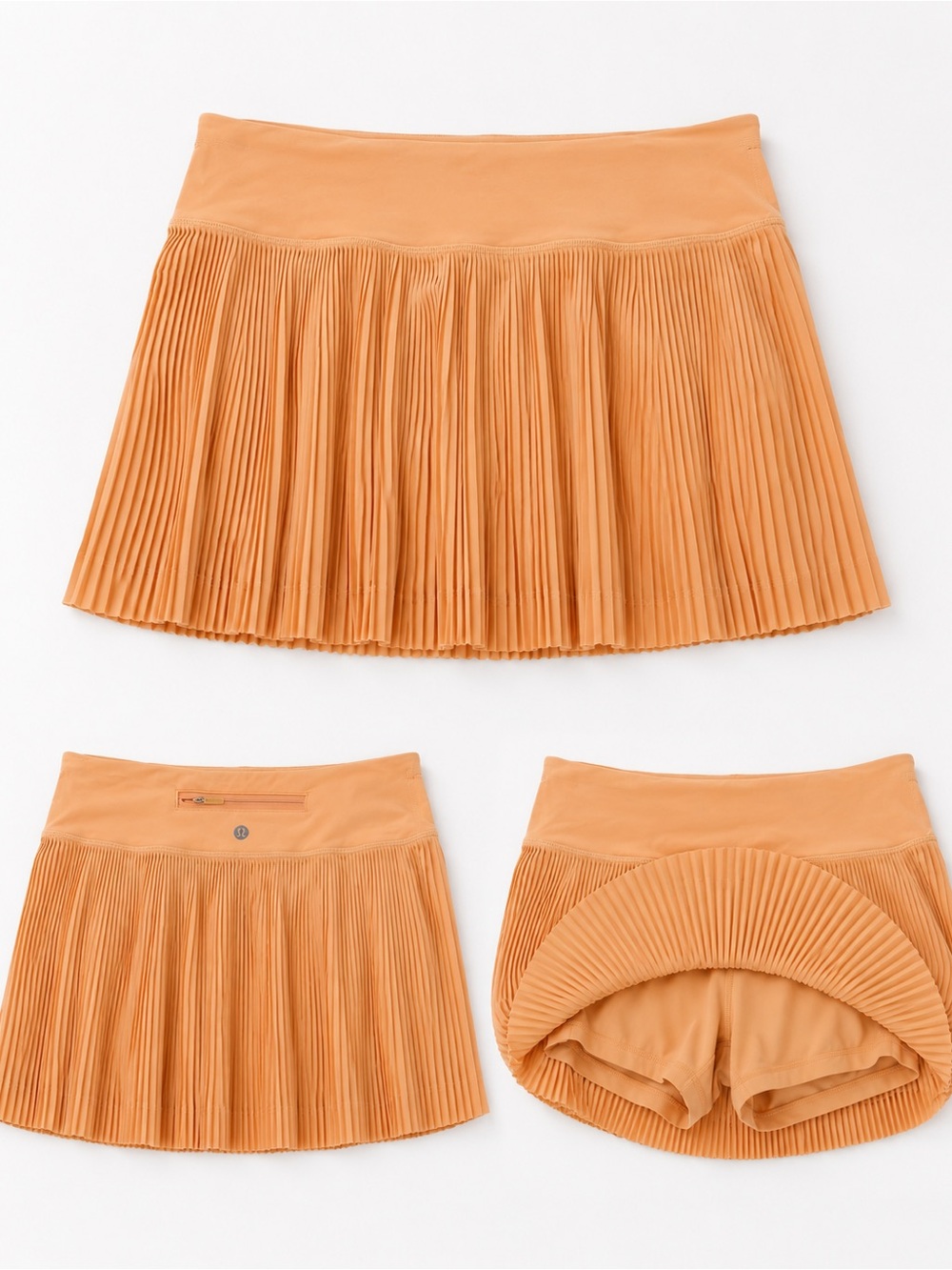 Lululemon Pleated Skort – Peach / Apricot – Size 4
